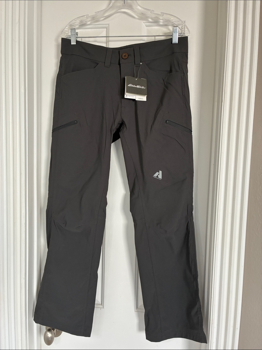 Eddie Bauer Dark Gray Men's Cargo Softshell Pants